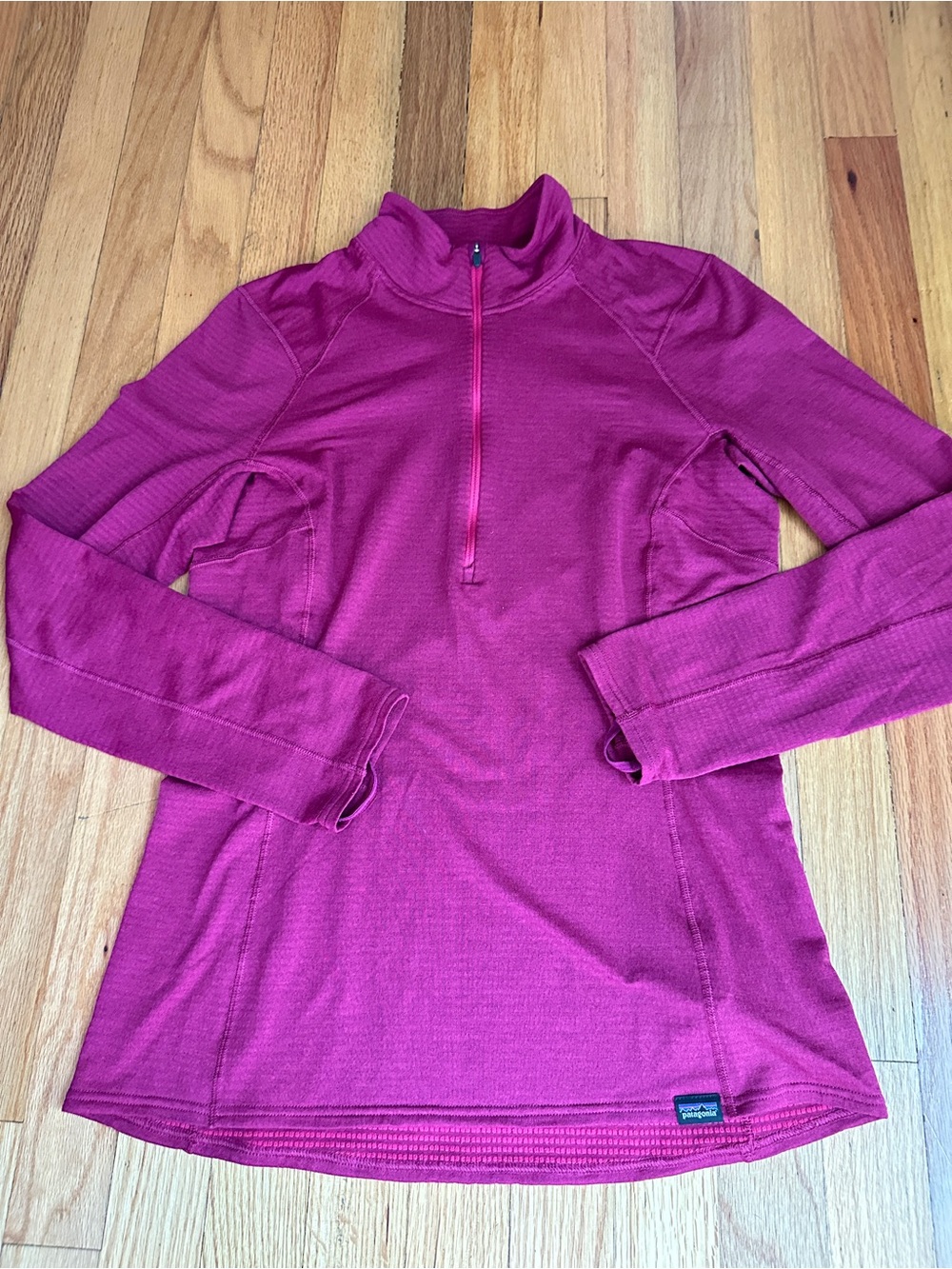 Patagonia Capilene Thermal Weight Zip Neck Baselayer Pullover Purple Women’s S